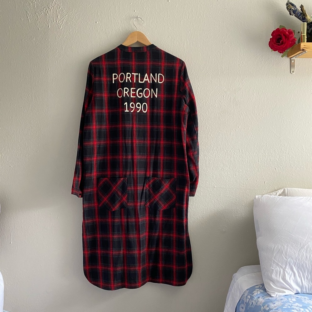 Portland Oregon 1990 Flannel Outerwear
